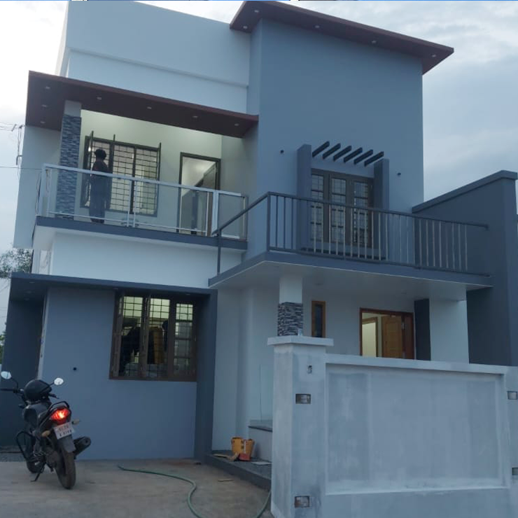 Home for Mr. Ratheesh at Puduchery done by greenhouse Designers and Builders