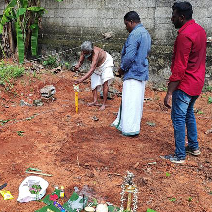 Home for Mr.Sanal kumar at Neyyatinkara done by greenhouse Designers and Builders