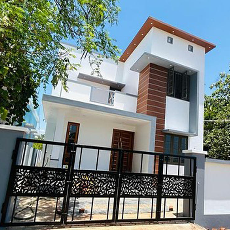 Home for Mr. Shiju at Pudhuchery done by greenhouse Designers and Builders