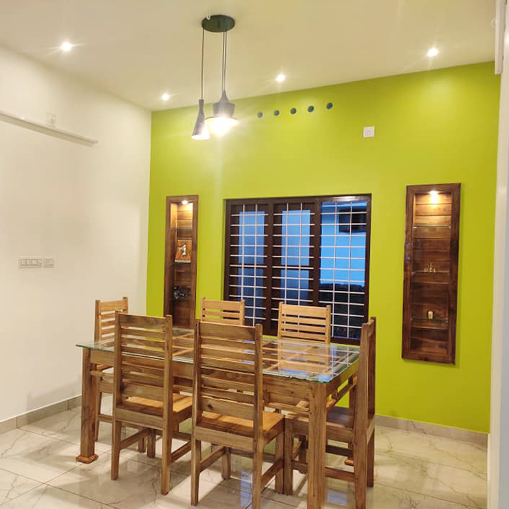 Home for Mr. Rejith Kumar at Kallambalam done by greenhouse Designers and Builders