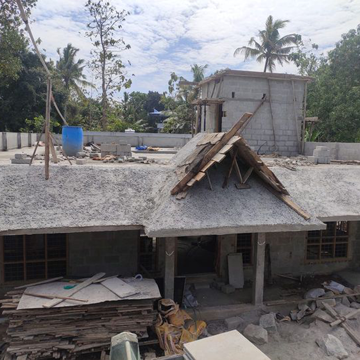 Home for Mr. Rejith Kumar at Kallambalam done by greenhouse Designers and Builders