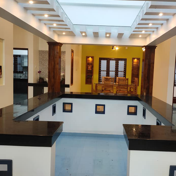 Home for Mr. Rejith Kumar at Kallambalam done by greenhouse Designers and Builders