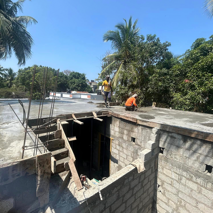 Home for Mr. Midhin Raj at Veli done by greenhouse Designers and Builders