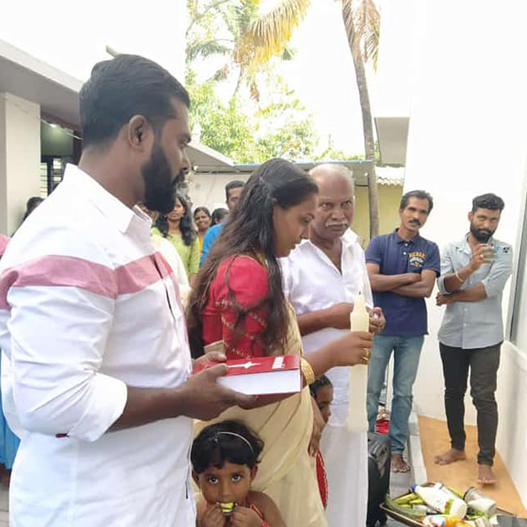 Home for Mr. Ratheesh at Kaniyapuram done by greenhouse Designers and Builders