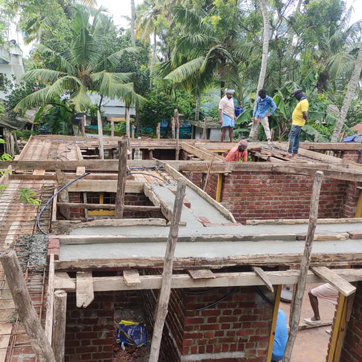 Home for Mr. Ratheesh at Kaniyapuram done by greenhouse Designers and Builders