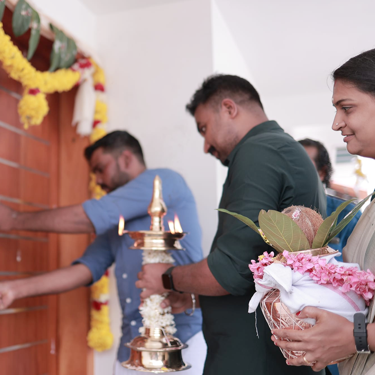 Home for Mr. Rejith Kumar, at Kattakada done by greenhouse Designers and Builders