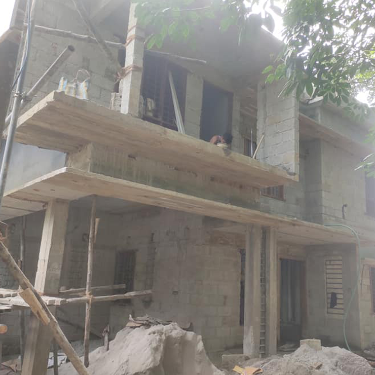 Home for Mr. Sajith at Govindamangalam done by greenhouse Designers and Builders