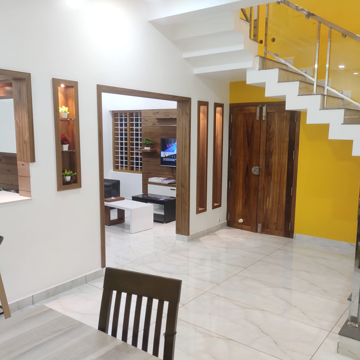 Home for Mr. Sajith at Govindamangalam done by greenhouse Designers and Builders