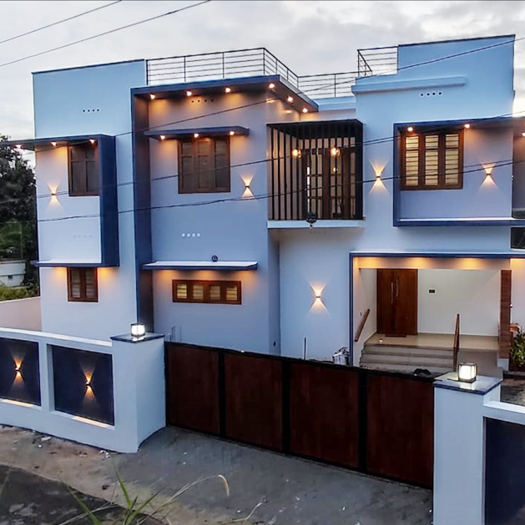 Home for Mr Mahadeva Iyer at Peyad done by greenhouse Designers and Builders