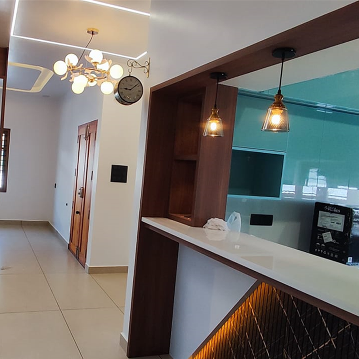 Home for Mr Mahadeva Iyer at Peyad done by greenhouse Designers and Builders